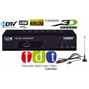 Decodificador Krono Tdt Barato Tv Digital Dvb Hdmi Antena - Compucatj