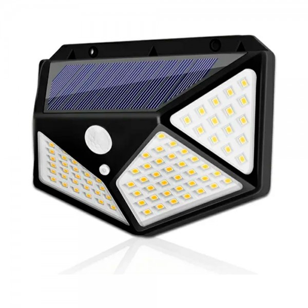 Lampara solar con sensor de movimiento y luz interior y exterior