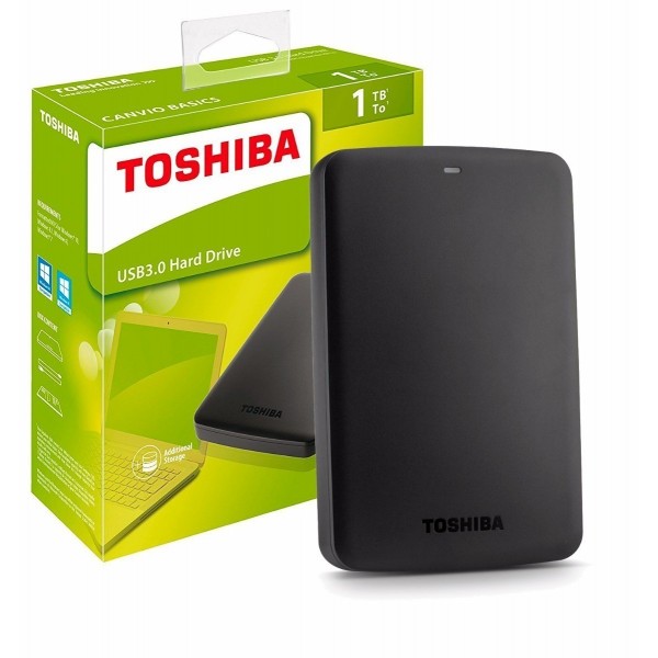 Disco Duro Externo Portátil 1 TB Toshiba - De todo para Latino