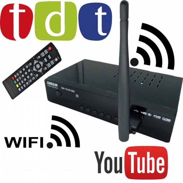 Decodificador Tdt + Wifi +  + Antena