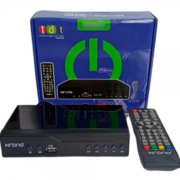 Decodificador Tdt Con Wifi Receptor Tv Digital T2 Antena