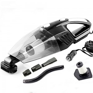 Aspirador de coche de mano de coche mini aspiradora para coche aspirador  5kpa potente aspirador auto negro