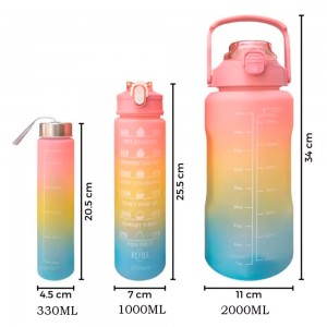 Termos motivacionales 2 litros 😍😍😍 Disponibles en 4 hermosos colores. Si  eres de las que olvida tomar agua 💦 este termo es el IDEAL PARA…